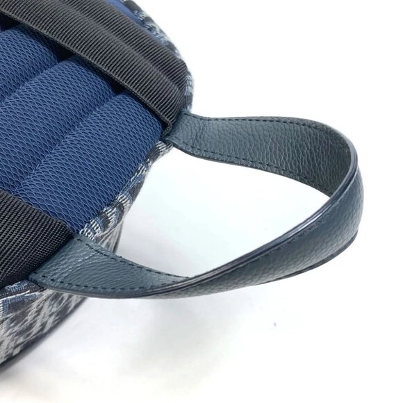 Dior Trotter Oblique Backpack Canvas/Leather Navy - Picture 10 of 10